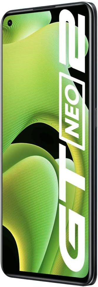 realme GT Neo 2 Smartphone, Qualcomm Snapdragon 870 5G Processor, AMOLED Display E4 120 Hz, SuperDart Charging 65W, Triple Camera 64MP, Dual Sim, NFC, 12GB+256GB, NEO Green