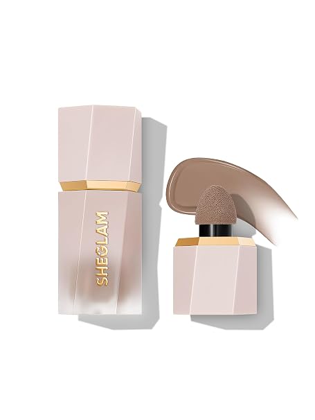 SHEGLAM Sun Sculpt Cool Toned Liquid Contour Stick Long Lasting Cream Bronzer Makeup - Soft Brown