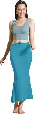 Womens Cotton Blend Saree Shapewear Petticoat for Women, Cotton Blended Skirt, Shape Wear Dress Saree Shaper