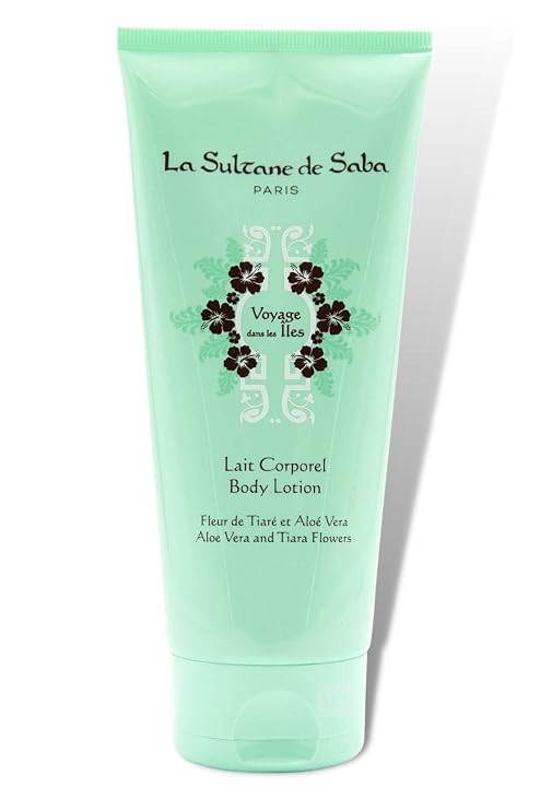 La Sultane de Saba - Body Lotion - Tiare Flower Aloe Vera, 200ml/6.8 FL Oz