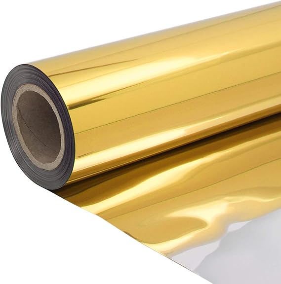 ANMINY Gold/Silver Wedding Mirror Aisle Runner, Double Sided, 3.3x32.8Ft