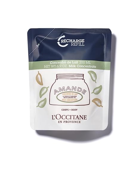 L'Occitane Almond Milk Concentrate Body Cream Refill 7.00 oz