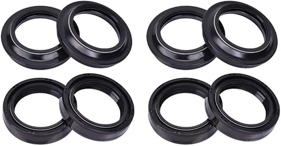 46 * 58 * 11 mm Oil Seal 46mm Fork Fit for Ya XV1900 TT600 R E WR YZ 426 450 400 250 125 F for Suz VZ VZR 1800 1400 SV 1000(4pcs Oil 4pcs Dust)