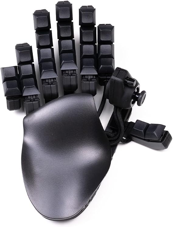 AZERON Keyzen Keypad with 32 Fully Mappable Keys, 360 Hall-Effect Joystick, Macros, Adjustable Ergonomic Design, Cherry MX Switches, N-Key Rollover. (Black, Cherry MX Brown)