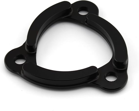 Motorcycle Clear Engine Clutch Cover Protector Guard Pressure Plate Aluminum for Ducati Panigale V2 959 1199 1299 Panigale S ABS (Black)
