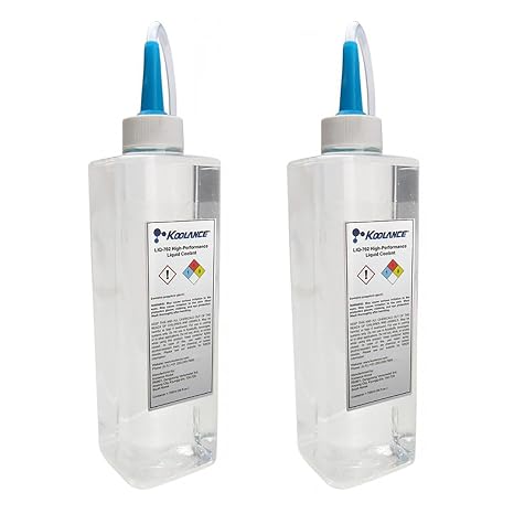 Koolance High Performance Liquid PC Coolant, 700ml, Clear, 2-Pack
