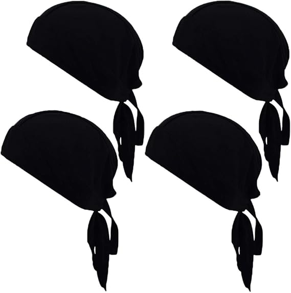 Cooling Do Rags Sweat Wicking Skull Caps Doo Rags Large Motorcycle Dew Rag Head Wrap Bandana Hats Liners for Men and Women