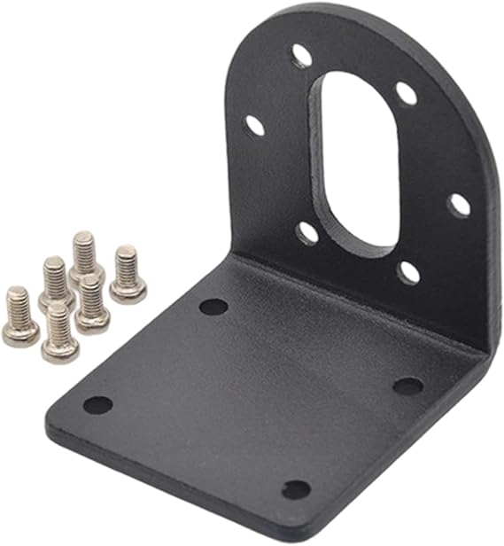 Robust 37mm Eccentric AxlesGear Motors Mounting Bracket Vibration-Resistant Aluminum Frame for Automation Systems Strong Aluminum Fixed Brackets for Gear Motors