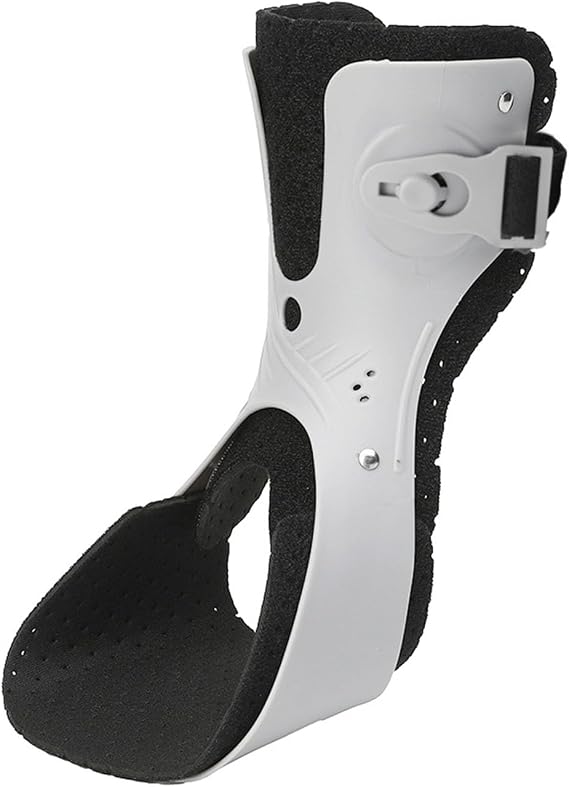 Ankle-foot orthosis, Ankle Orthosis Splint Support Adjustable AFO Drop Foot Brace with Inflatable Airbag Lining Corrector(A1 Left,L)