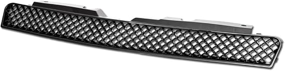 Glossy Black Mesh Front Hood Bumper Grill Grille Guard ABS Compatible With 06-13 Chevy Impala / 14-16 Limited / 06-07 Monte Carlo