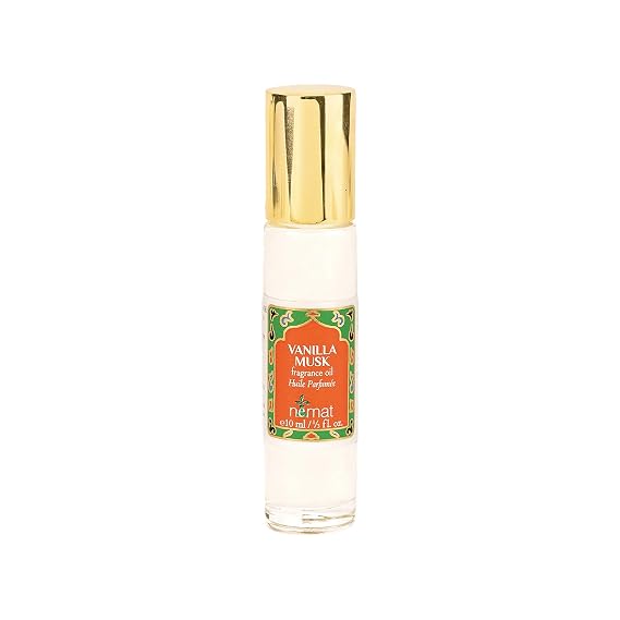 Nemat Vanilla Musk Perfume Oil Roll-On, 10 ml | Long Lasting, Alcohol Free, Essential Oil Based, Unisex, Roll-On Bottle