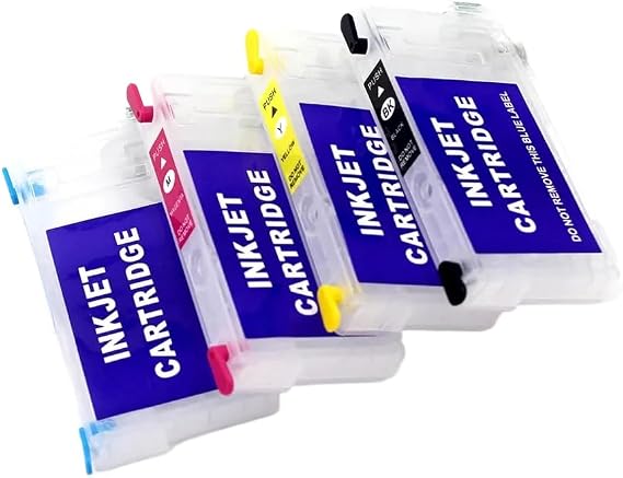 Color Refillable Ink Cartridge Compatible with 405XL C13T05H14010 Compatible with Workforce Pro WF-3820DWF WF-3825DWF with ARC Chip