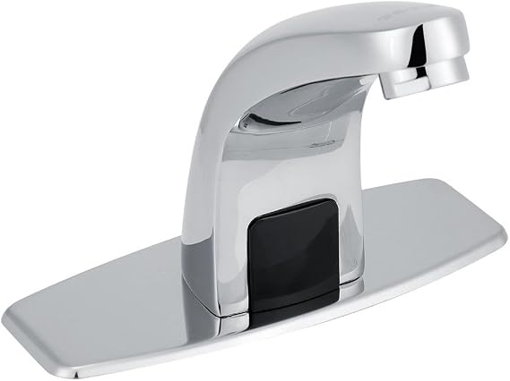 Automatic Infrared Sensor Faucet, Zinc Alloy Hands-Free Tap for Bathroom Kitchen Basin Sink Water Tap with Control Box