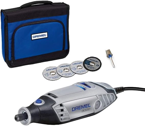 Dremel 3000 Amazon Special Multi-Purpose Hand Motor, 130 W, 5 Accessories