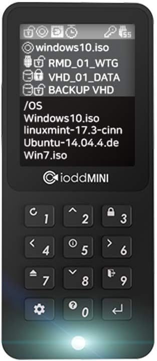 MINI USB 3.0 256-bit Encryption Portable Encryption SSD 1TB SSD