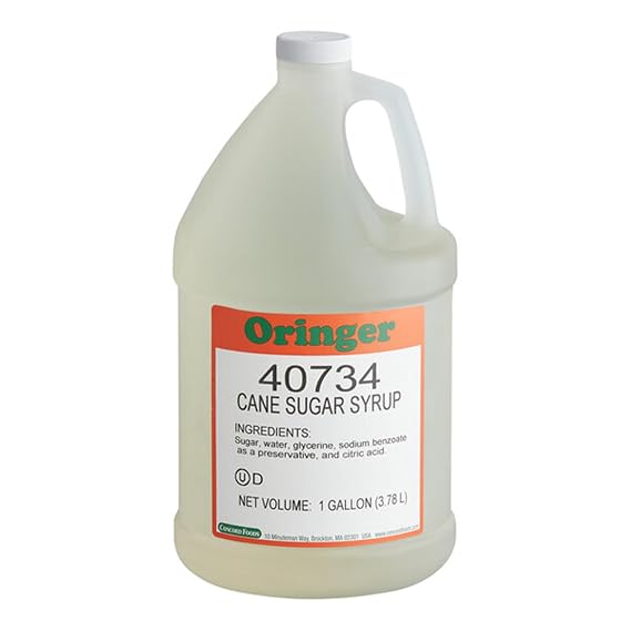 Cane Sugar Syrup 1 Gallon WS-999SYPCANEOR-NF