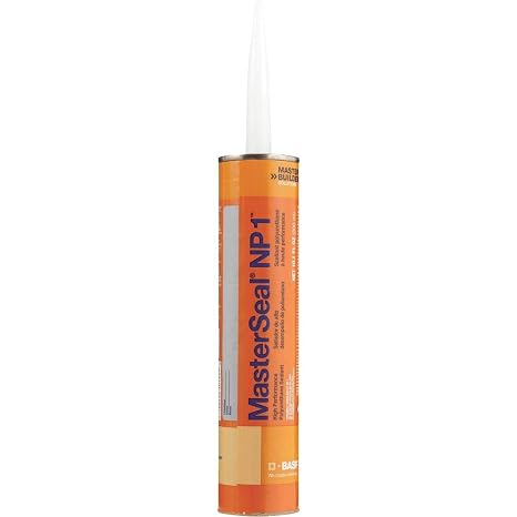 Pack of 3 - Brand MasterSeal NP-1 Polyurethane Sealant Caulking 10.1 oz Tube