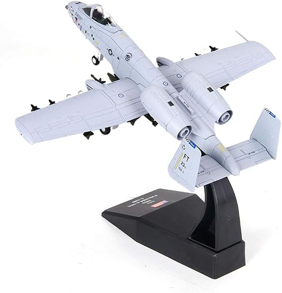 1/100 A-10 Thunderbolt II Warthog Attack Plane Model Diecast Metal Fighter Models for Collection Gifts
