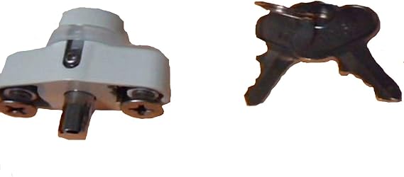 Hurricane Shutter Lock, Hi Velocity Lock Kit, Accordion Shutter Hardware, White