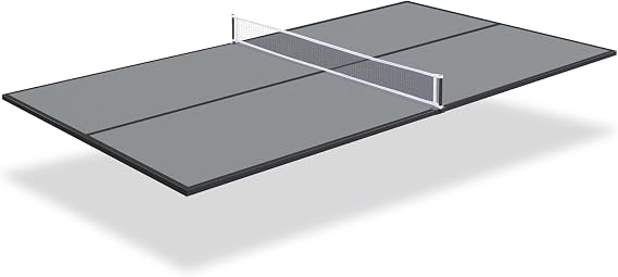 7FT/8FT Ping Pong Table Topper for Pool Table, Foldable Ping Pong Table Top with Net Set, Portable Table Tennis Conversion Top Includes Foam Padding for Protection, Easy Conversion