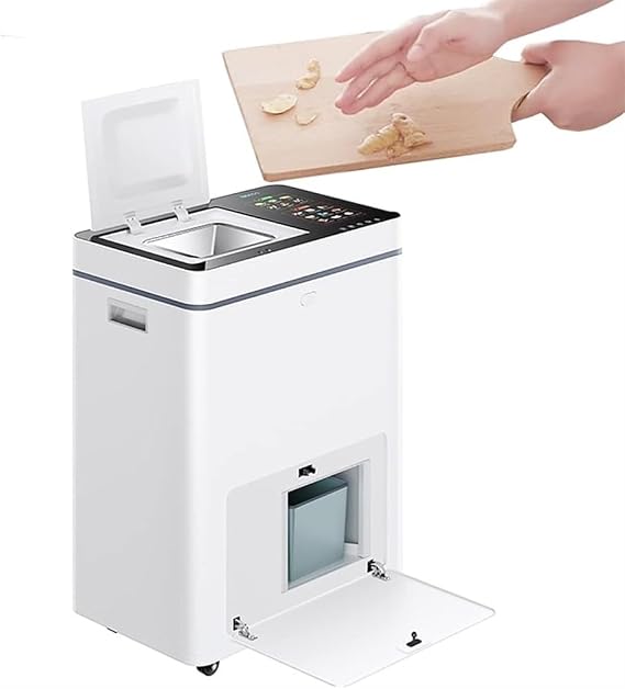 Smart Waste Kitchen Composter, Compost Bin Kitchen, Electric Composter for Indoor/Outdoor, APP Control, Food Cycler, 20L Capacity, No Mess and Odorless, 550X350X740mm
