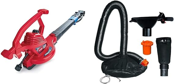 Toro UltraPlus Leaf Blower Vacuum + Worx LeafPro Universal Leaf Collection System