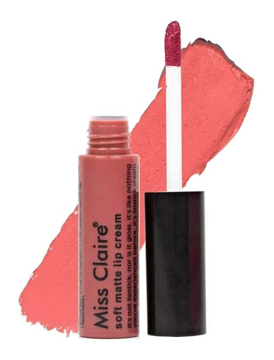 Miss Claire Soft Matte Lip Cream 18, Pink, 6.5 Grams, Pink, 6 g
