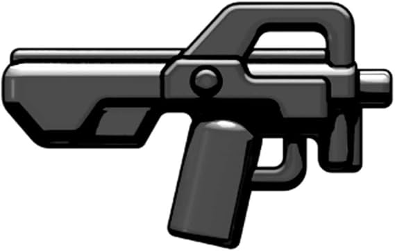 BrickArms 2.5 Scale LOOSE Weapon Combat PDW Black by BrickArms
