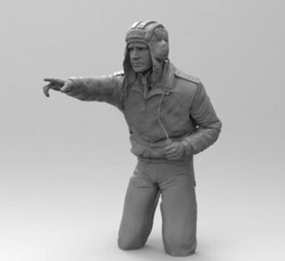 1/16 Soviet T-72 Tank Commander Resin Kit DIY Toys Resin Model Unassembled Unpainted