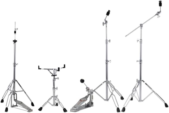Pearl 830 Series Complete Double Braced Drum Hardware Pack including H830 Hi-Hat stand P930 Bass Drum Pedal BC830 Boom Cymbal Stand C830 Cymbal Stand and S830 Snare Stand
