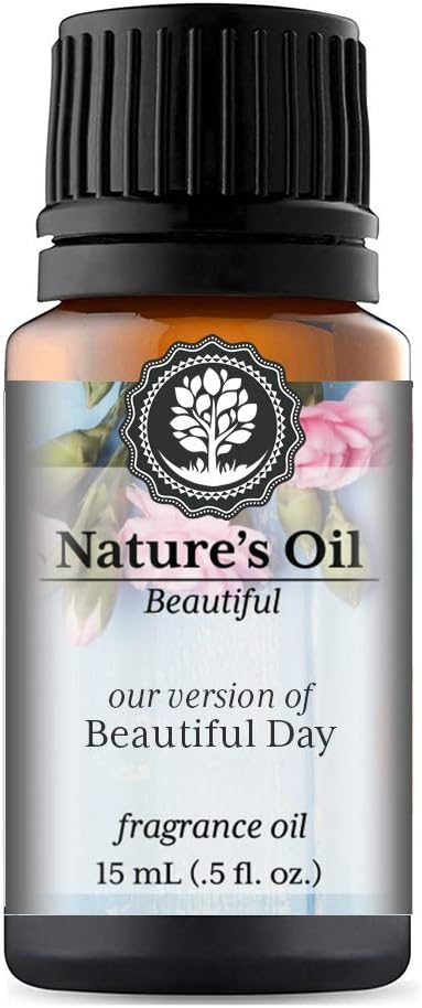 Beautiful Day Fragrance Oil (15ml) for Perfume, Diffusers, Soap Making, Candles, Lotion, Home Scents, Linen Spray, Bath Bombs, Slime