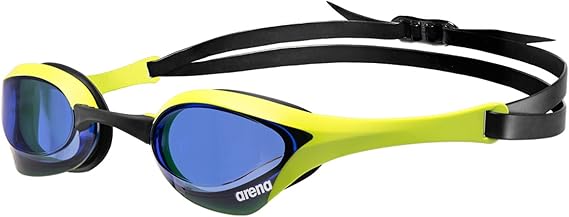 Arena Uni Cobra Ultra Swipe Racing Swim Goggles for Men and Women with Anti-Fog Technology Dual Strap Mirrored/Non-Mirrored Lens