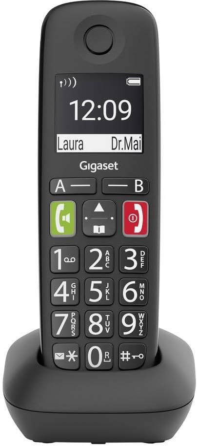 Gigaset E290HX DECT VoIP Phone Black