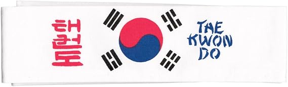 Tiger Claw Headband - Korean Flag TKD