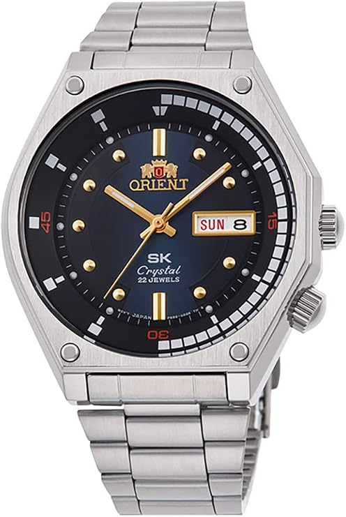 Orient NEO 70S Revival Vintage Herren Automatik Handaufzug Mechanische Sportuhr Edelstahl Armband und Gehuse