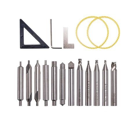 SaiDian 1Set Key Cutting Machine Drill Bits Cutter Set for 368A 339C Tools