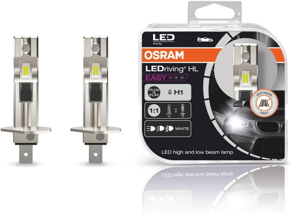 Osram H1 Ledriving Hl Easy 12V LED Far Ampulü (Takım - 2ADET) [Enerji Sınıfı A]