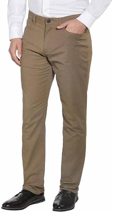 English Laundry Mens 5 Pocket Midway Pant (Walnut, 40W x 30L)