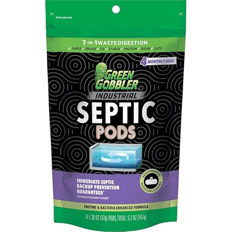 Green Gobbler Pods Septic System Digester 5.2 oz
