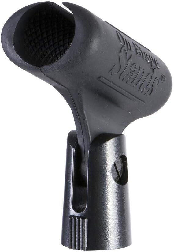 OnStage On-Stage MY100 Unbreakable Rubber Universal Dynamic Microphone Clip,Black