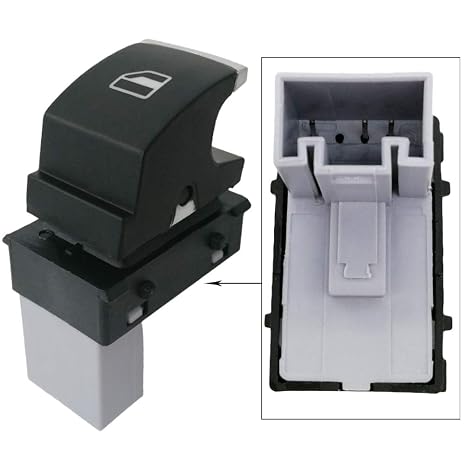 5K0959855 5ND959855 Passenger Side Power Master Window Switch Button Control Switch for Volkswagen VW CC EOS Golf GTI MK5 MK6 Jetta Passat Touareg 5K0959855XSH 5ND959855XSH