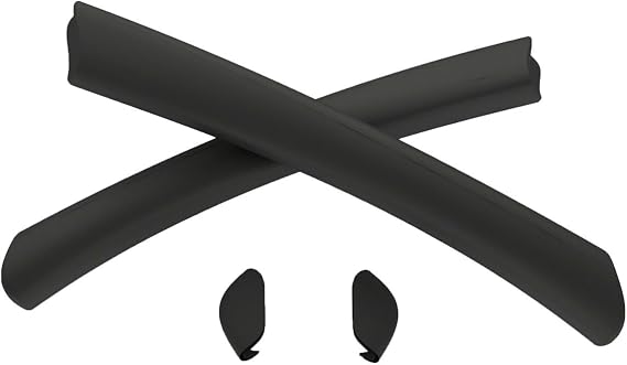 Oakley Mens Straight Jacket Earsock Nosepiece Kit, Black