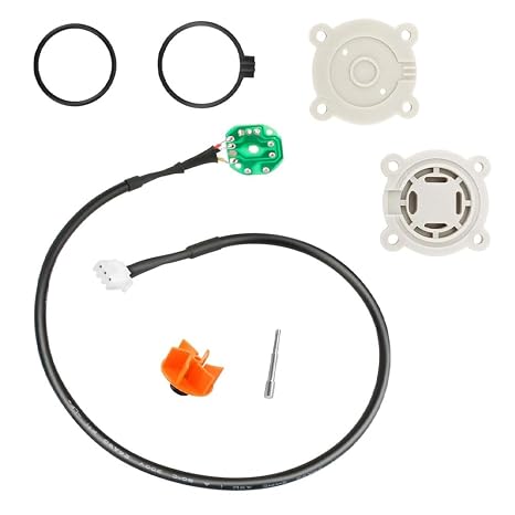 FSA NFSML Flow Sensor Assembly for EcoSmart Eco 8 & 11 Electric Tankless Water Heaters, Water Flow Meter Replacement for Eco Smart Water Heating Accessories Part