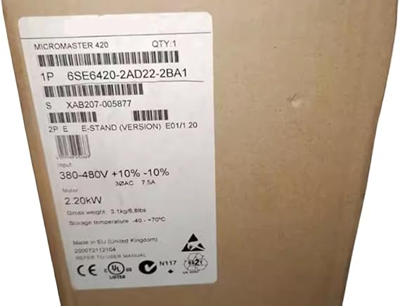 1 Pcs New 6SE6420-2AD22-2BA1 Sealed in Box 6SE6420-2AD22-2BA1