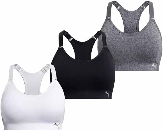Puma Women Sports Bra, 3-Pack