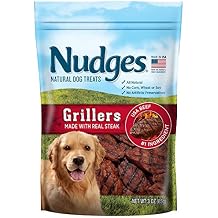 Nudges Steak Grillers Dog Treats, 3 oz