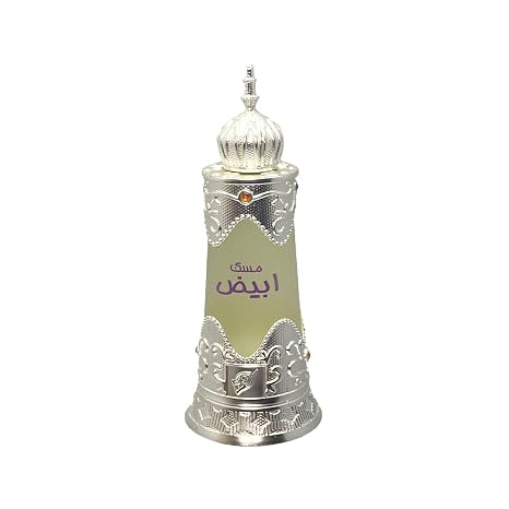 20 ml Musk Abiyad by Afnan Musky Sandalwood Rose & Agarwood