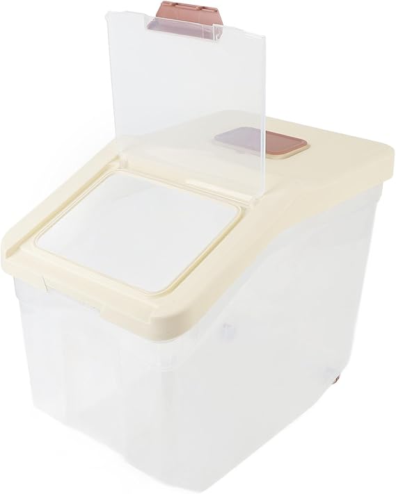 Rice Storage Container, Easy to Hermetic Flour Storage Container (25kg)
