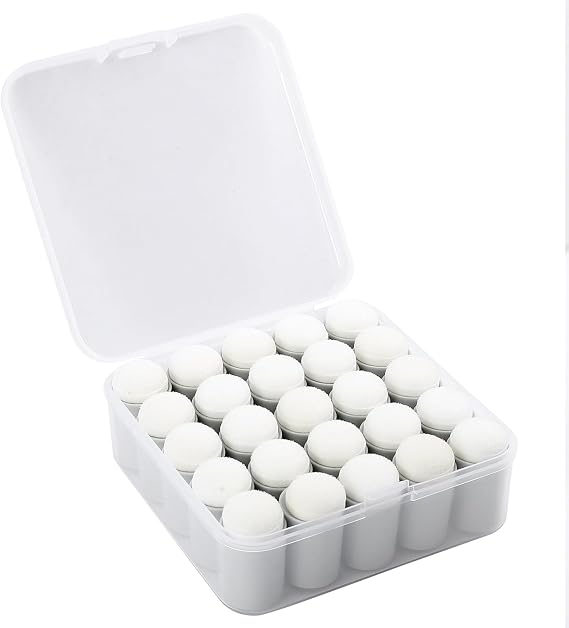 25 Pieces Sponge Daubers with Storage Case - Great for Applying Ink, Chalk, Paint, and More to Your Projects - Applicator for Stenciling, Sponging, and Detailed Effects