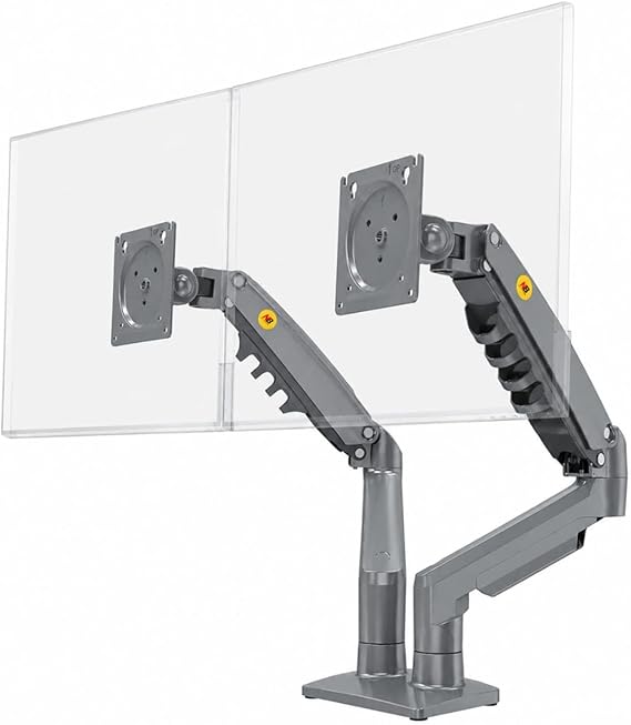 North Bayou NB Ergonomic 17-32 inch Çift Kol 2-9 kg Kapasiteli Yeni Nesil Profosyonel Monitör Standı